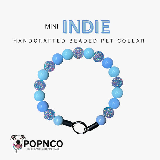 POPNCO Handcrafted Beaded Pet Collar - 12.5" Collars
