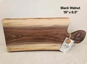 Wolpert’s Woodworking - Black Walnut Charcuterie Board