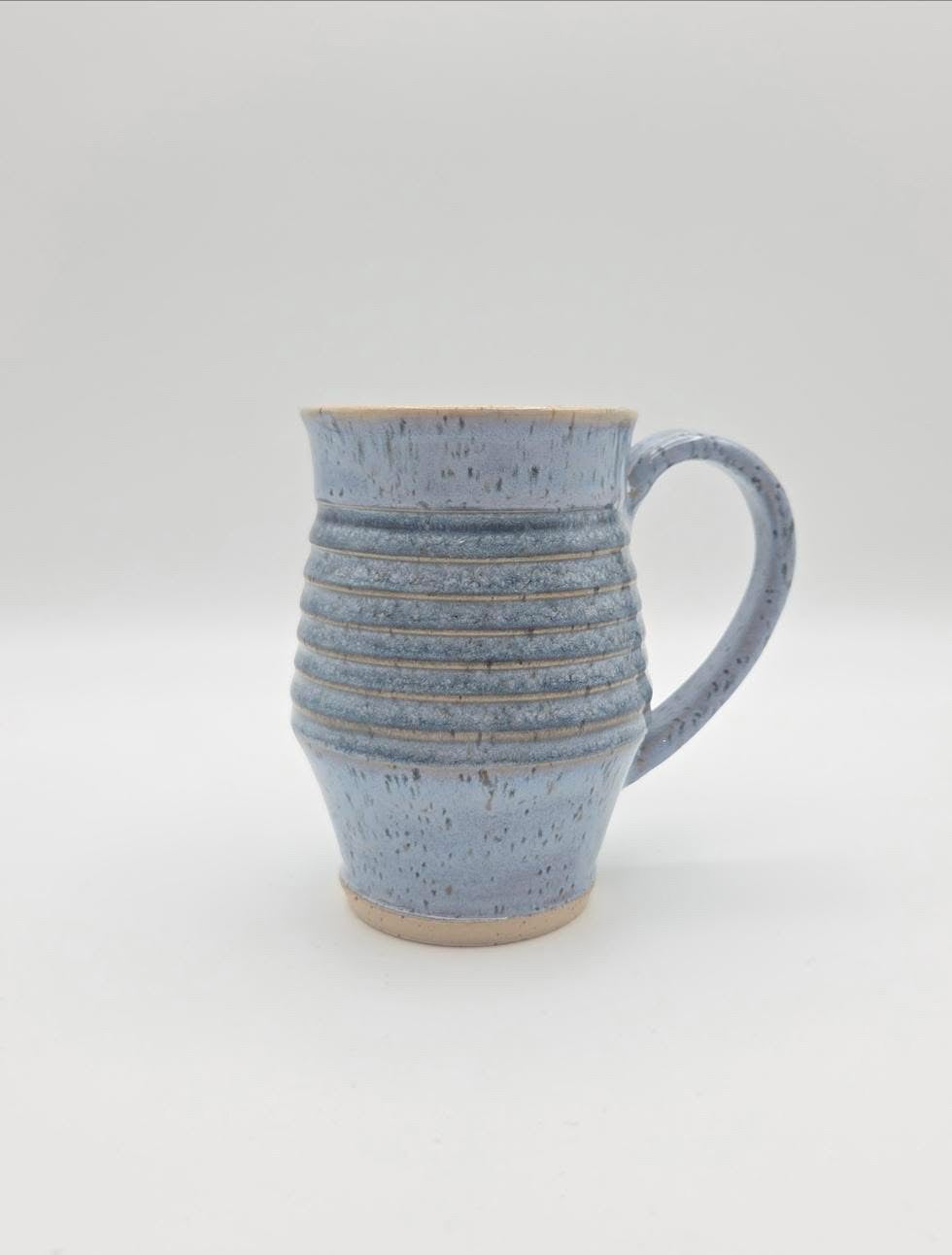 CM Pottery - blue spec mug