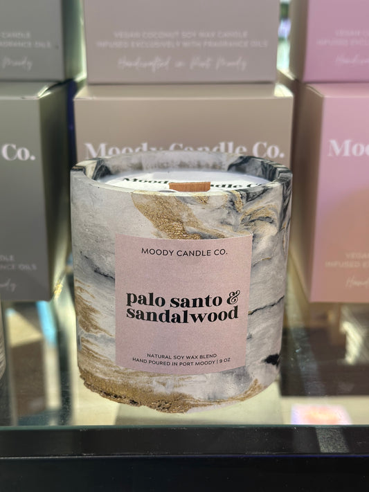 Moody Candle Co. - Palo Santo & Sandalwood