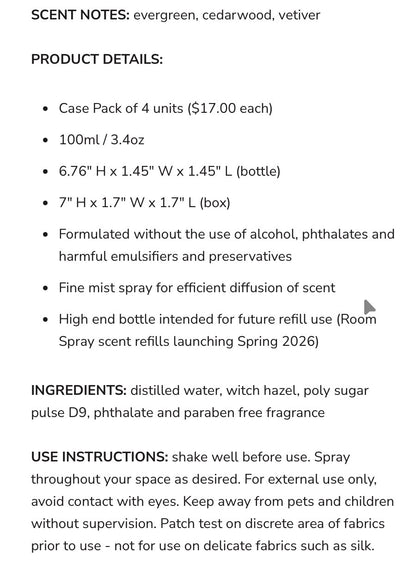 Canvas Candle Company - Room Spray