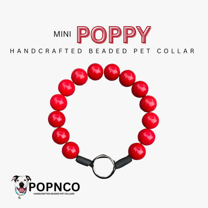 POPNCO Handcrafted Beaded Pet Collar - 12.5" Collars