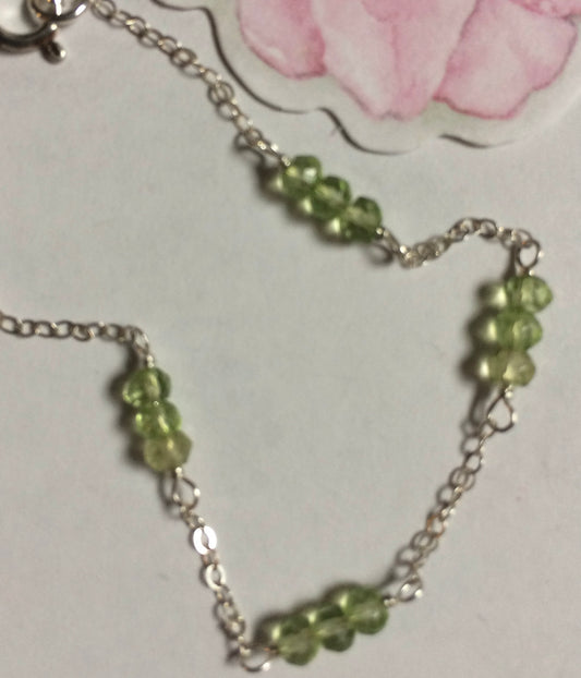 The Beadist - Peridot Bracelet