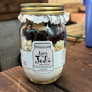 Jars by Jodi - Cranberry White Chocolate Cookie Mix