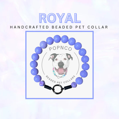 POPNCO Handcrafted Beaded Pet Collars - 17.5" Collars