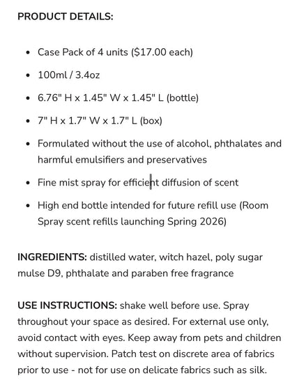 Canvas Candle Company - Room Spray