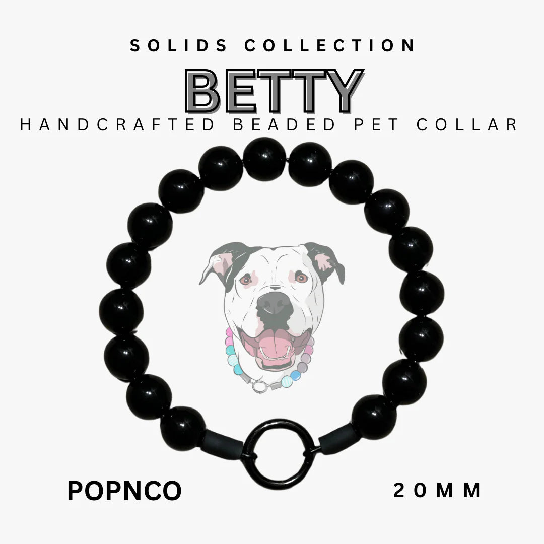 POPNCO Handcrafted Beaded Pet Collars - 16.5" Collars