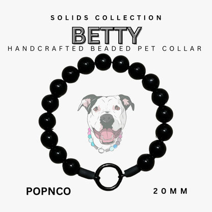 POPNCO Handcrafted Beaded Pet Collars - 16.5" Collars
