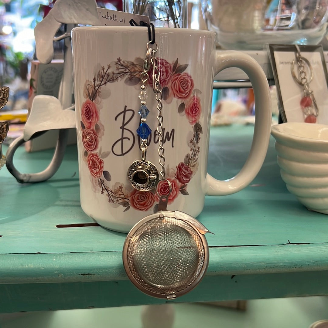 The Beadist - Tea Ball with Charm