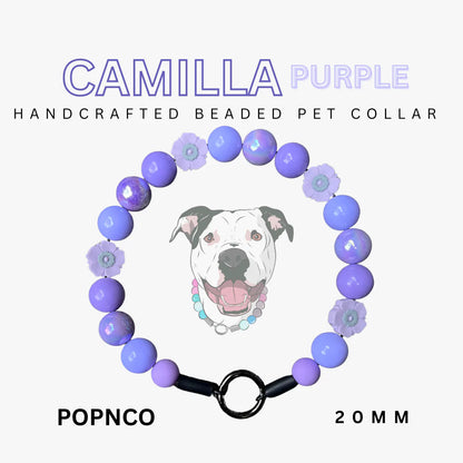 POPNCO Handcrafted Beaded Pet Collars - 15"Collars