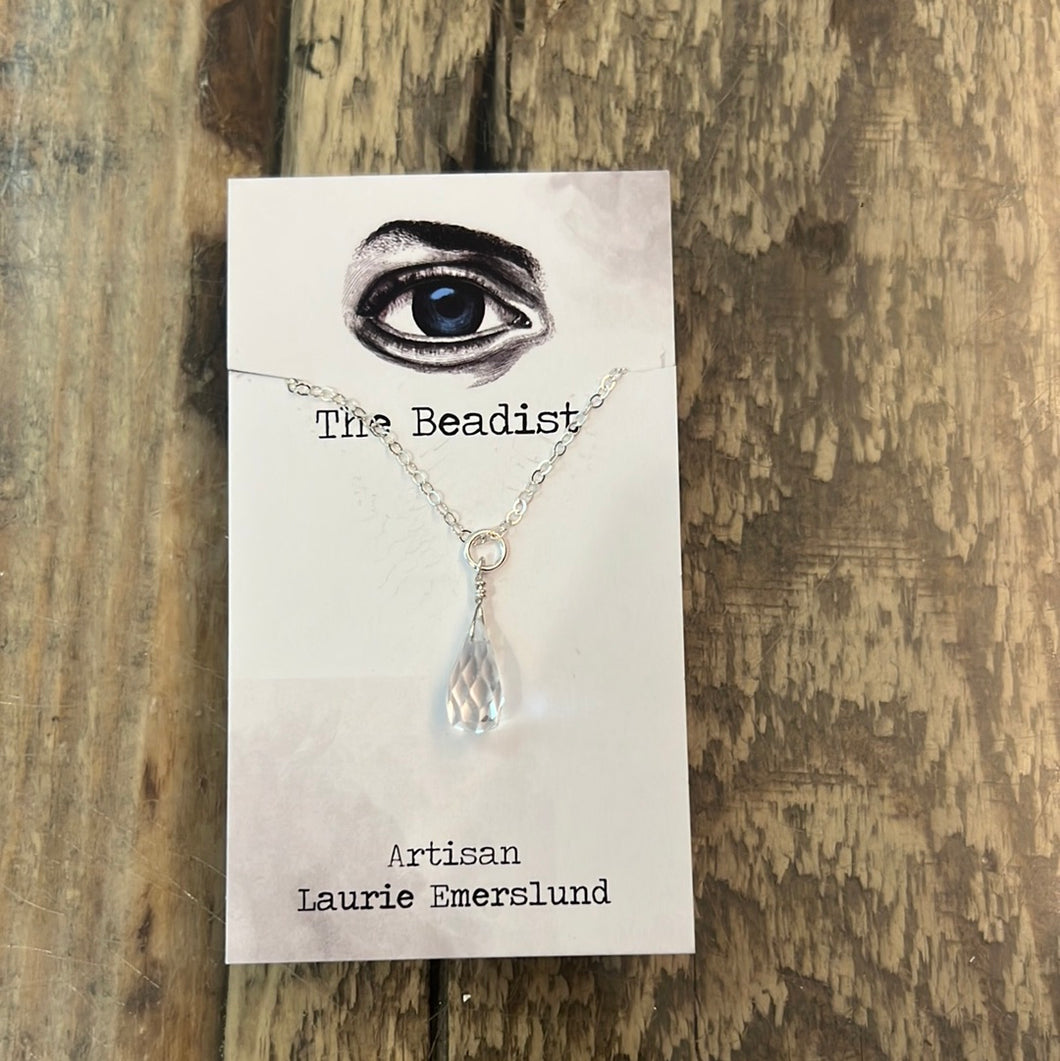 The Beadist - Raindrop Short Necklace