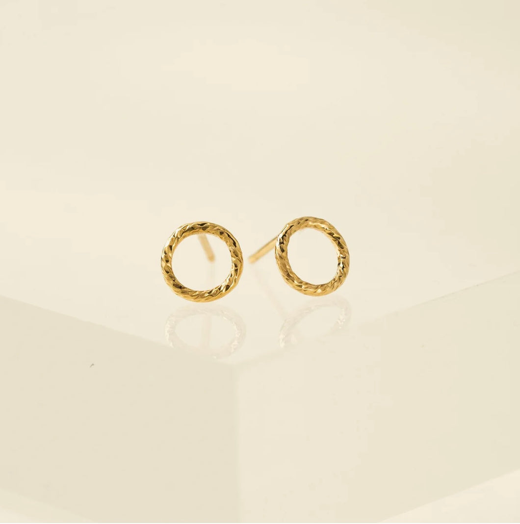 Lover’s Tempo - Ring Gold-Filled Stud Earrings