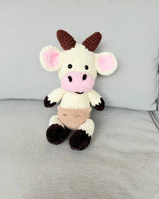 Arlene Fortin - Hand Crocheted Cow