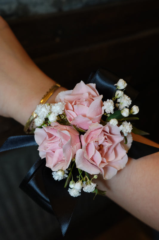 Corsage Pink Roses