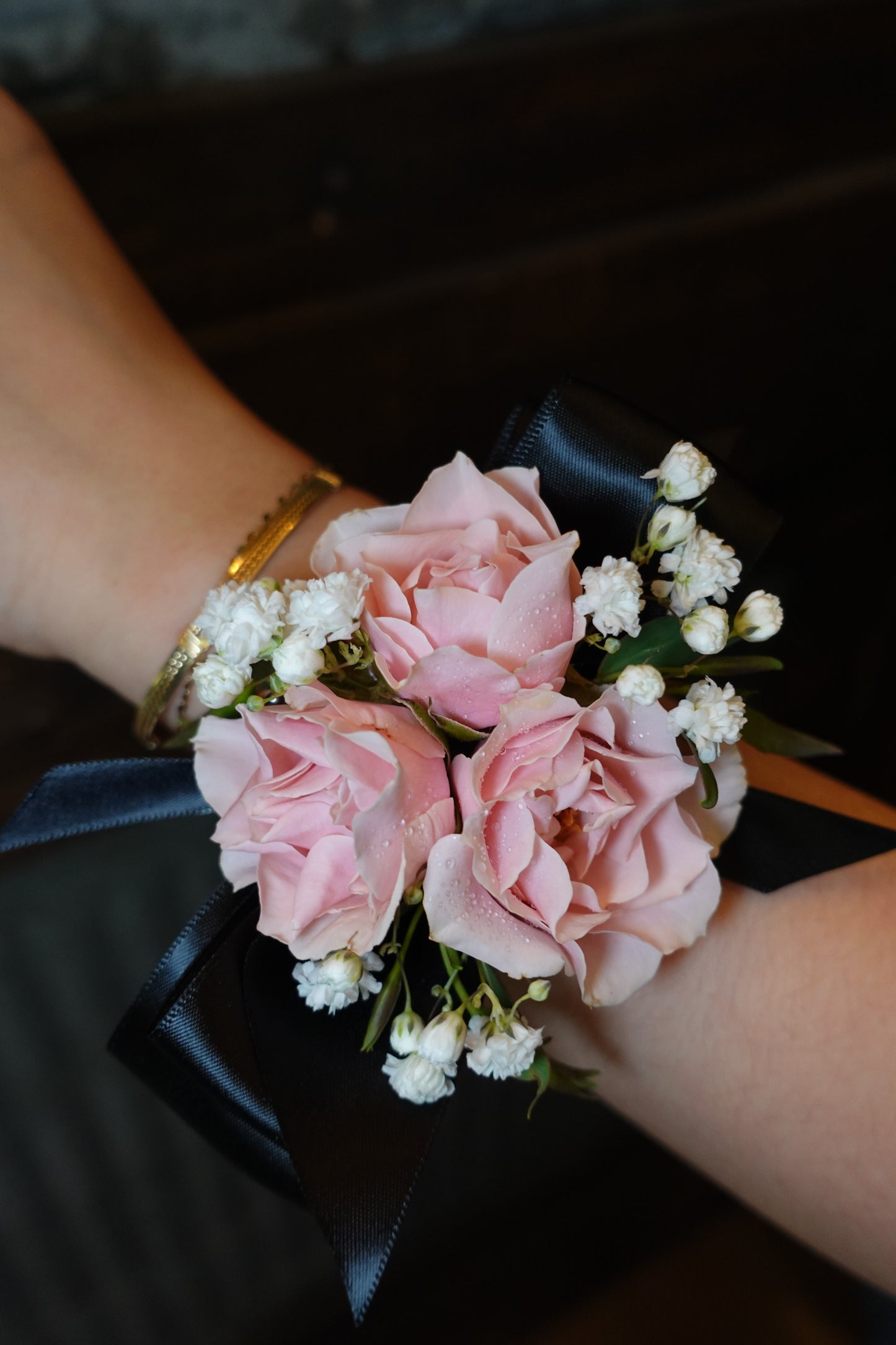Corsage Red or White Roses