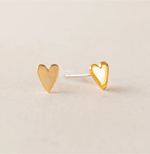 Load image into Gallery viewer, Lover’s Tempo - Everly Heart Stud Earrings
