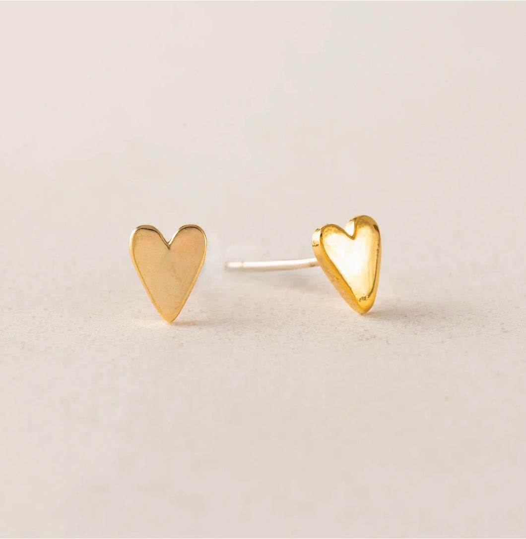 Lover’s Tempo - Everly Heart Stud Earrings