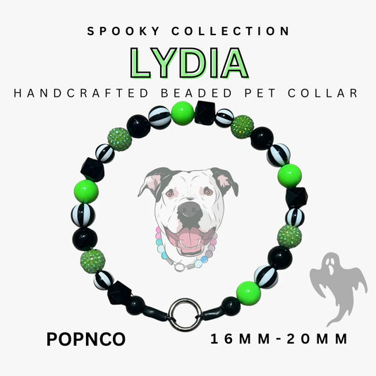 POPNCO Handcrafted Beaded Pet Collars - 16.5" Collars