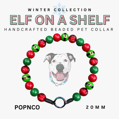 POPNCO Handcrafted Beaded Pet Collars - 17.5" Collars