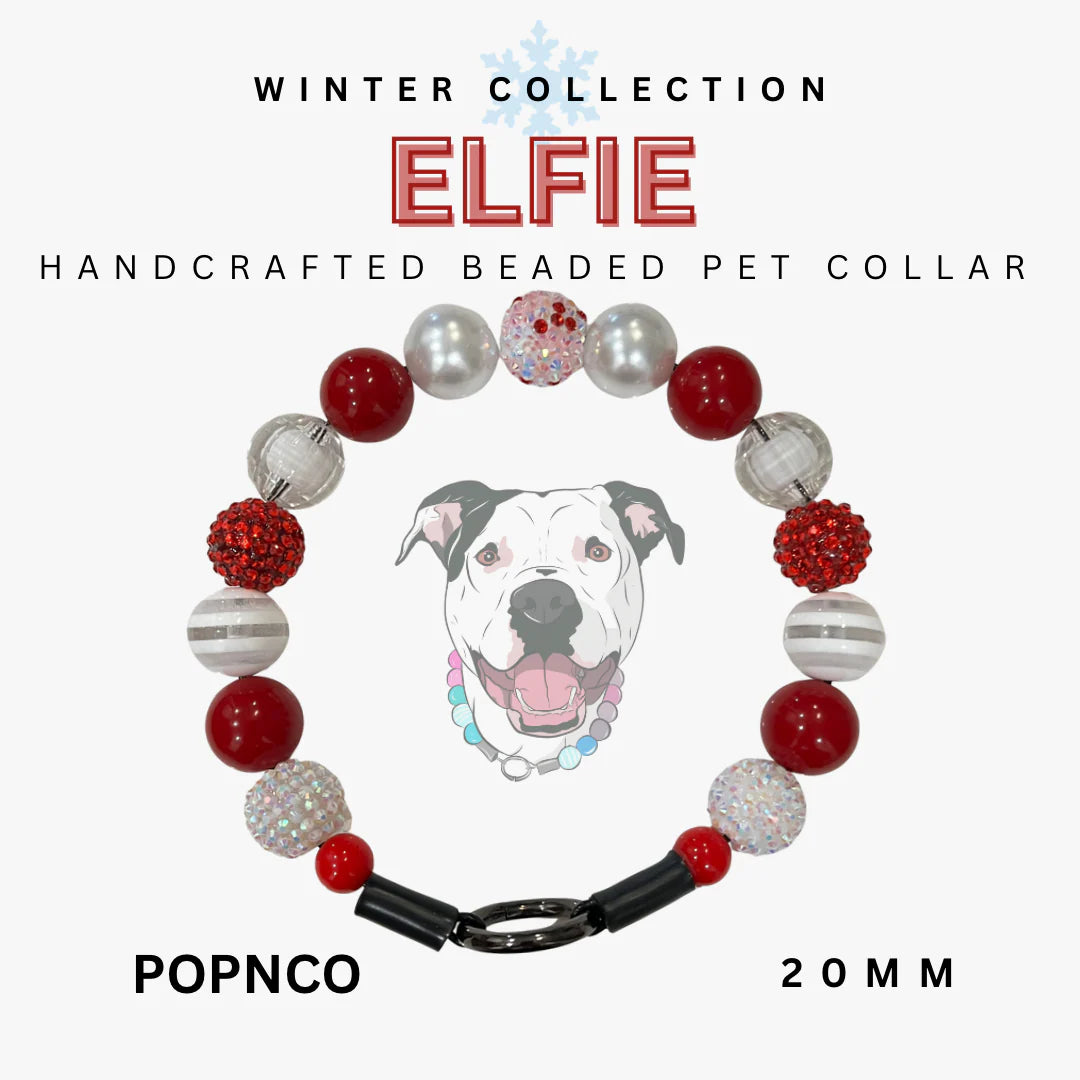 POPNCO Handcrafted Beaded Pet Collars - 12.75" Pet Collars