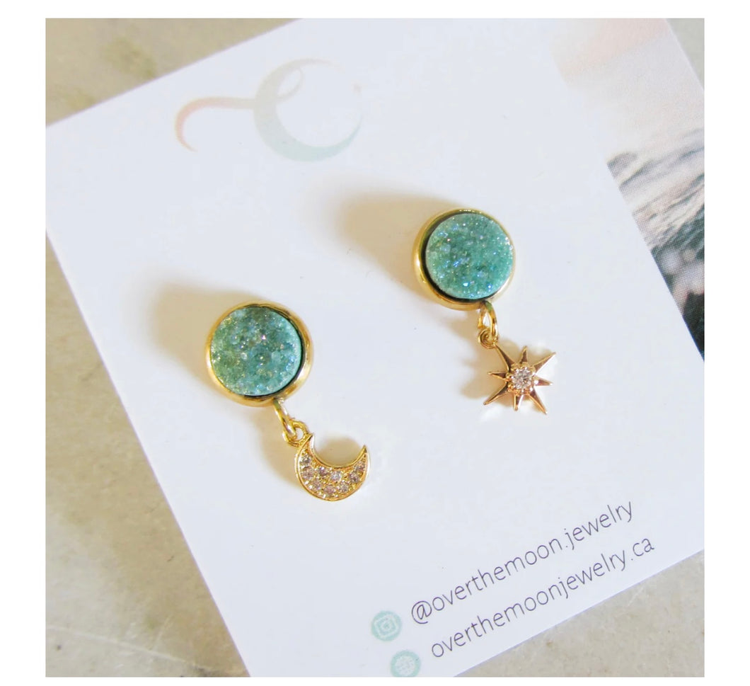 Over The Moon Jewelry - Earrings