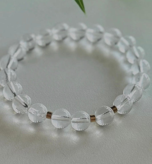 Albena Popova - Clear Quartz Bracelet 8mm