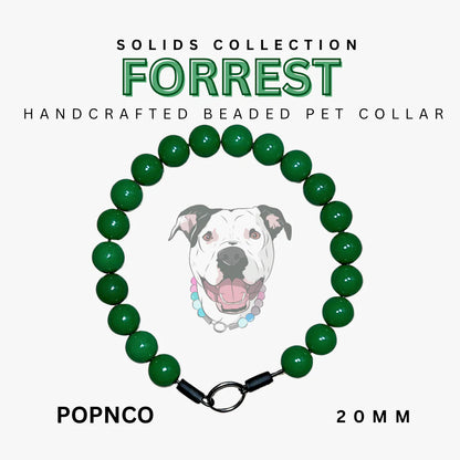 POPNCO Handcrafted Beaded Pet Collars - 16" Collars