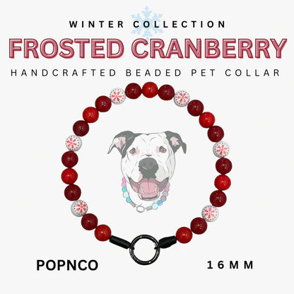 POPNCO Handcrafted Beaded Pet Collars - 16" Collars