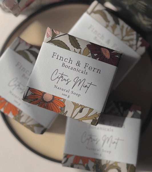 Finch & Fern Botanicals - Citrus Mint Soap Bar