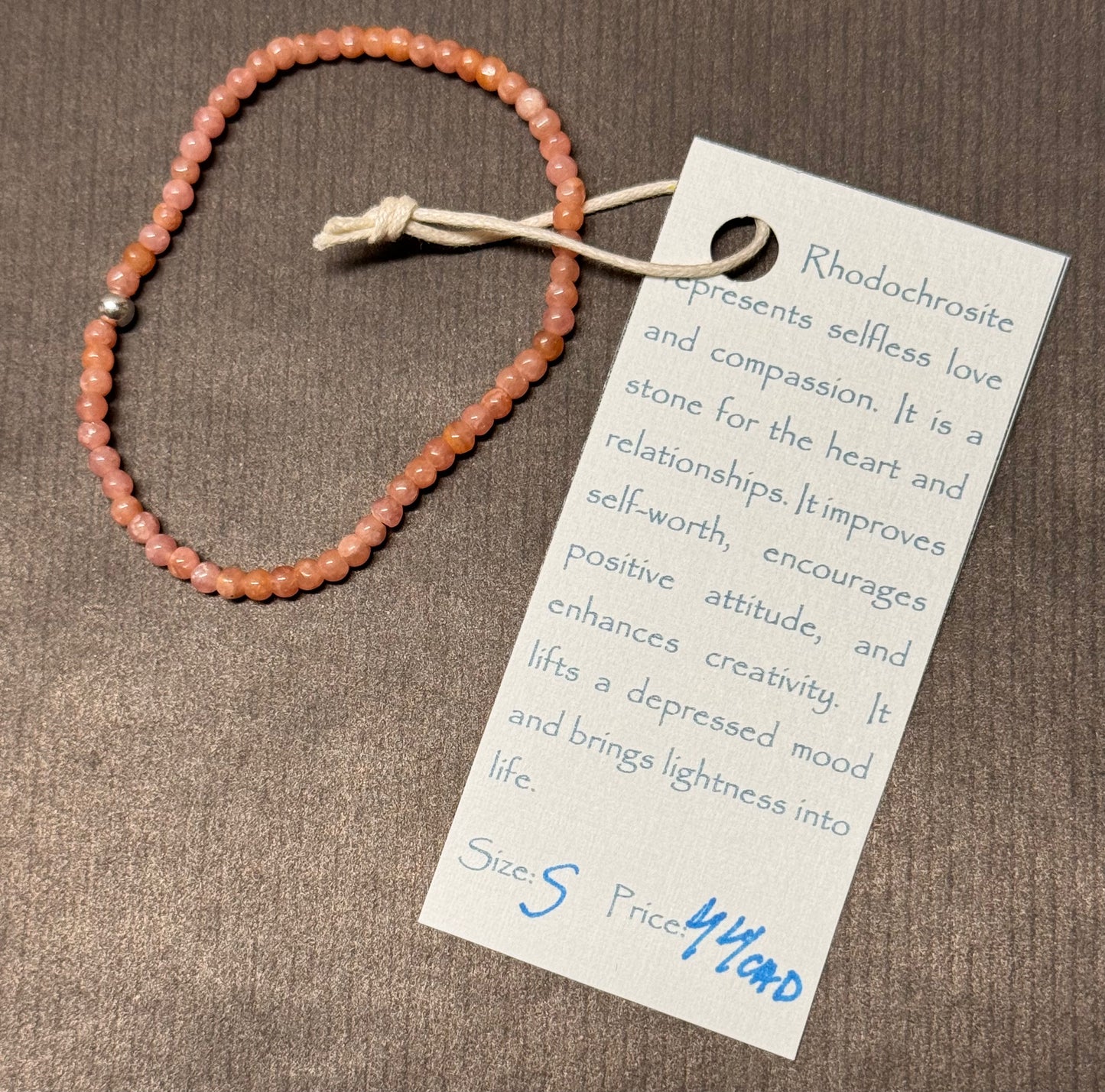 Albena Popova- Rhodochrosite Bracelet