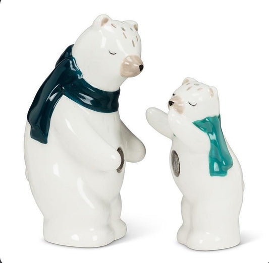 Abbott - Polar Bear Salt and Pepper Shakers