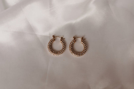 Ava May - Glitter Hoops