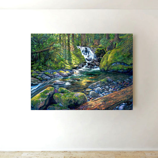 Leah Fisher Art - Where Emerald Light Falls