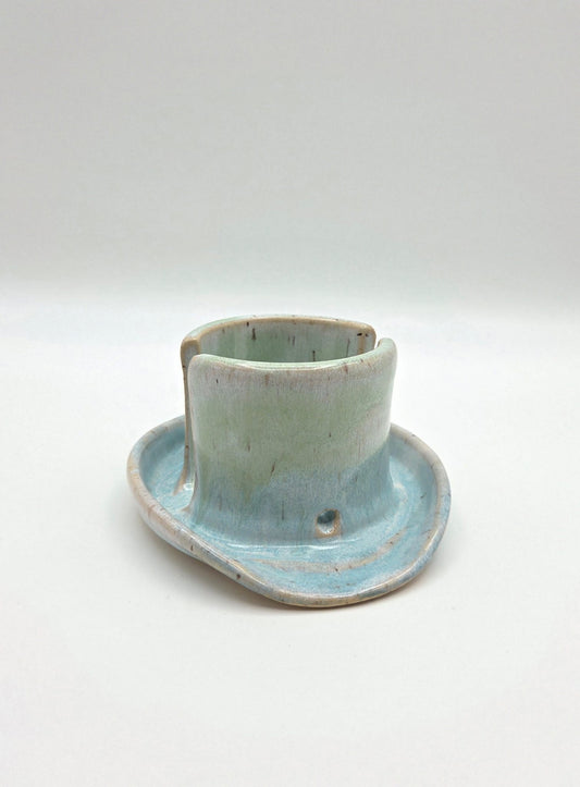 CM Pottery - Sweet Mint sponge holder