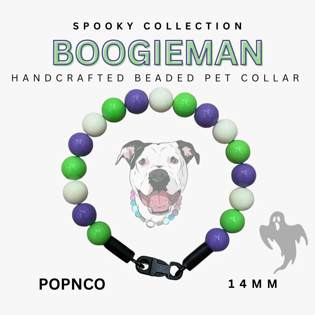 POPNCO Handcrafted Beaded Pet Collars - 11" Pet Collars