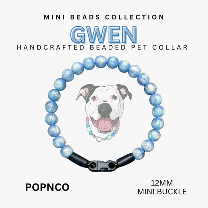 POPNCO Handcrafted Beaded Pet Collars - 12" Collars