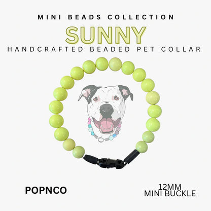 POPNCO Handcrafted Beaded Pet Collars - 10.5" Pet Collars