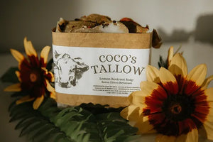 Coco’s Tallow - Lemon Beetroot Tallow Soap Bar