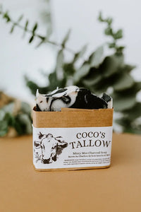 Coco’s Tallow - Minty Moo Tallow Soap Bar