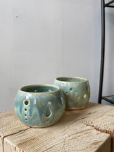 Load image into Gallery viewer, CM Pottery - Luminary Teal Drop/ Star
