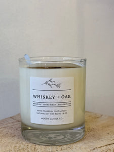 Moody Candle Co. -  Whiskey + Oak