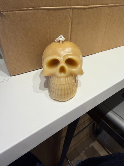 BC Bee - Skull Beeswax Candle