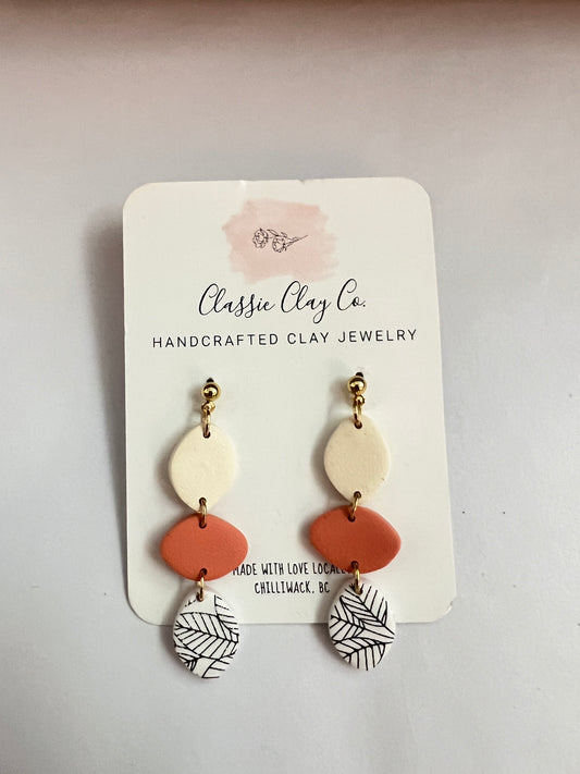 Classic Clay Co. - Beach Trio Dangle
