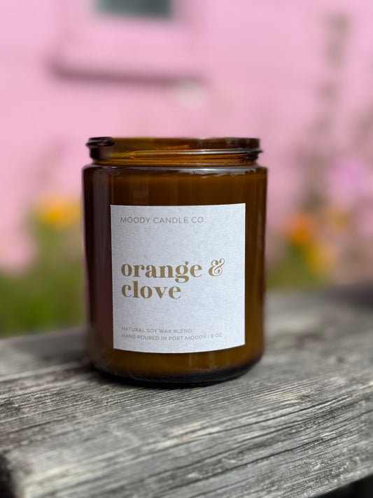 Moody Candle Co. - Orange & Clover