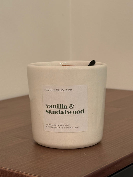 Moody Candle Co. - Vanilla & Sandalwood