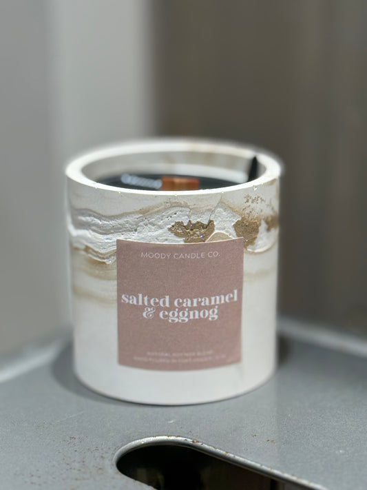 Moody Candle Co. - Salted Caramel & Eggnog