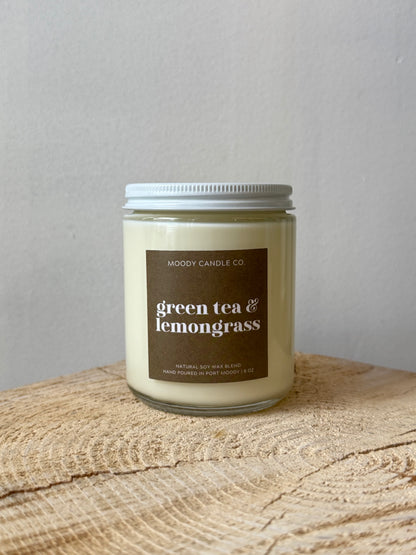 Moody Candle Co. - Green tea & Lemon Grass