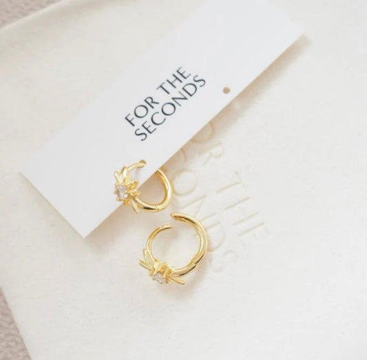 For The Seconds - Starburst Hoops