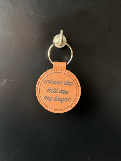 Rockin Ron - Leather Keychains