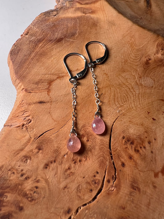 Michele Chow Designs - Sweet Peach Drop Earrings (Item 9)